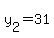 y%5B2%5D+=+31
