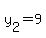 y%5B2%5D+=+9