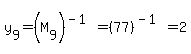 y%5B9%5D+=+%28M%5B9%5D%29%5E%28-1%29+=+%2877%29%5E%28-1%29+=+2