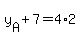 y%5BA%5D%2B7=4%2A2