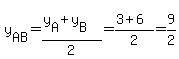 y%5BAB%5D=%28y%5BA%5D%2By%5BB%5D%29%2F2=%283%2B6%29%2F2=9%2F2