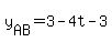 y%5BAB%5D=3-4t-3