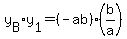 y%5BB%5Dy%5B1%5D=%28-ab%29%28b%2Fa%29