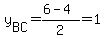 y%5BBC%5D=%286-4%29%2F2=1