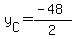 y%5BC%5D+=+%28-48%29%2F2