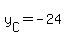 y%5BC%5D+=+-24