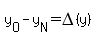 y%5BO%5D-y%5BN%5D=DELTA%28y%29