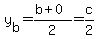 y%5Bb%5D=%28b%2B0%29%2F2=c%2F2