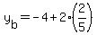 y%5Bb%5D=-4%2B2%282%2F5%29