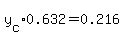 y%5Bc%5D%2A0.632=0.216