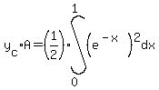 y%5Bc%5D%2AA=%281%2F2%29%2Aint%28%28e%5E%28-x%29%29%5E2%2Cdx%2C0%2C1%29