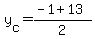 y%5Bc%5D=%28-1%2B13%29%2F2