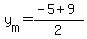 y%5Bm%5D=%28-5%2B9%29%2F2
