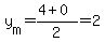 y%5Bm%5D=%284%2B0%29%2F2=2