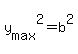 y%5Bmax%5D%5E2=b%5E2