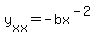 y%5Bxx%5D=-bx%5E%28-2%29