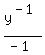 y%5E%28-1%29%2F%28-1%29