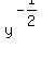 y%5E%28-1%2F2%29