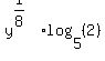 y%5E%281%2F8%29log%285%2C%282%29+%29