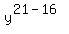 y%5E%2821-16%29