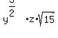 y%5E%283%2F2%29%2Az%2Asqrt%2815%29