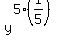 y%5E%285%2A%281%2F5%29%29