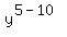 y%5E%285-10%29