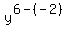 y%5E%286+-%28-2%29%29
