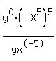 y%5E0%28-X%5E5%29%5E5%2F+yx%5E-5