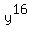 y%5E16
