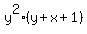 y%5E2%28y%2Bx%2B1%29
