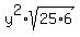 y%5E2%2Asqrt%2825%2A6%29