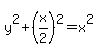 y%5E2%2B%28x%2F2%29%5E2=x%5E2