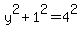 y%5E2%2B1%5E2=4%5E2