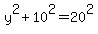 y%5E2%2B10%5E2=20%5E2