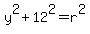 y%5E2%2B12%5E2=r%5E2