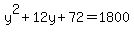y%5E2%2B12y%2B72=1800
