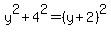 y%5E2%2B4%5E2=%28y%2B2%29%5E2