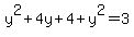 y%5E2%2B4y%2B4%2By%5E2=3
