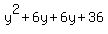 y%5E2%2B6y%2B6y%2B36