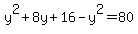 y%5E2%2B8y%2B16-y%5E2=80