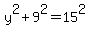 y%5E2%2B9%5E2=15%5E2