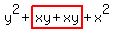y%5E2%2Bhighlight%28xy%2Bxy%29%2Bx%5E2