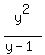 y%5E2%2F%28y-1%29