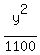 y%5E2%2F1100