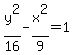 y%5E2%2F16+-+x%5E2%2F9+=+1