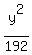y%5E2%2F192
