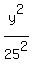 y%5E2%2F25%5E2