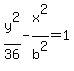 y%5E2%2F36+-+x%5E2%2Fb%5E2+=+1
