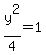 y%5E2%2F4+=+1